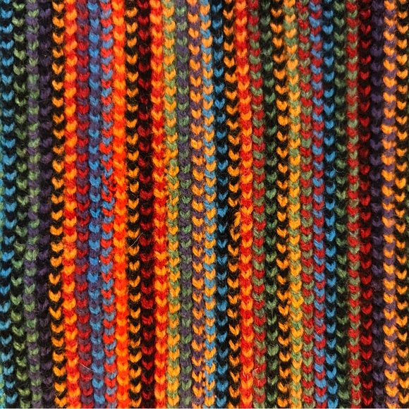 Johnston’s striped Scottish Wool Scarf - Picture 13 of 14